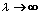 \lambda\to\infty