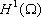 H^1(\Omega)