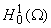H^1_0(\Omega)