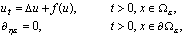 u_t=\Delta u + f(u), t>0, x\in \Omega_\eps, \partial_{\nu_\eps}u=0, t>0, x\in \partial\Omega_\eps