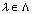 \lambda\in\Lambda
