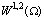 W^{1,2}(\Omega)
