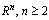 R^n, n \geq 2